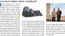 Yılın En İyi Isı Yalıtım Ürünü Coolflex HF